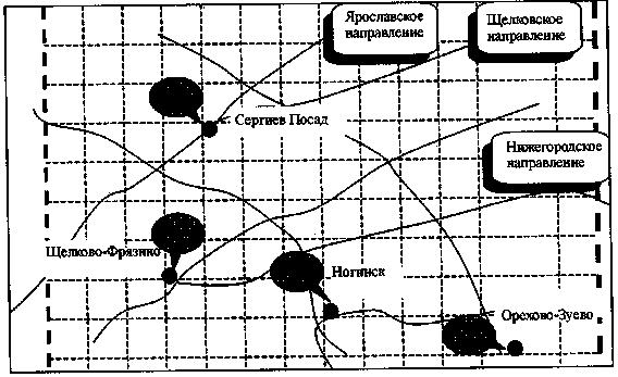 Расположение потребителей товаров MET0003-271